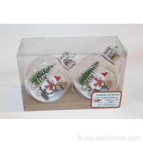 Arbre de bonhomme de neige décoration de Noël accrocher des ornements suspendus